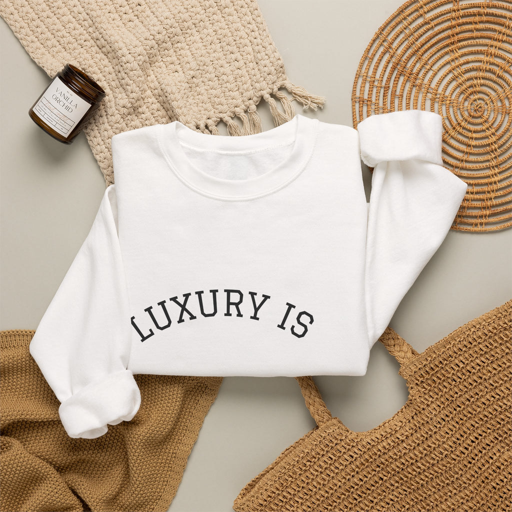 Luxury Is a Mindset Unisex Crewneck Sweatshirt