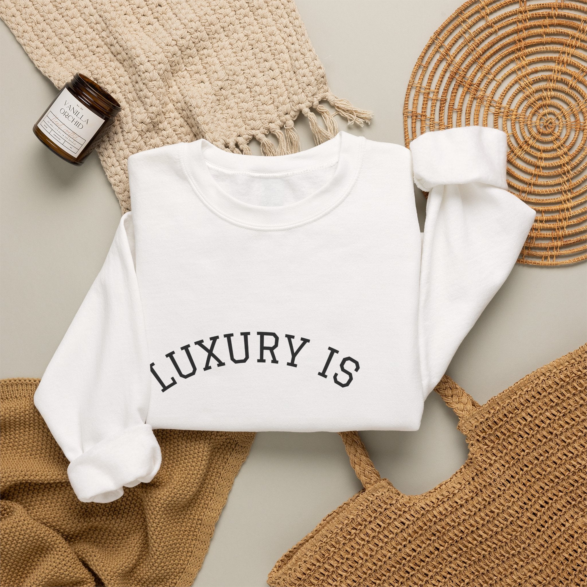 Luxury Is a Mindset Unisex Crewneck Sweatshirt