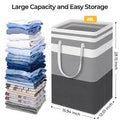LOYALLUX Waterproof  Foldable Laundry Basket with Handles